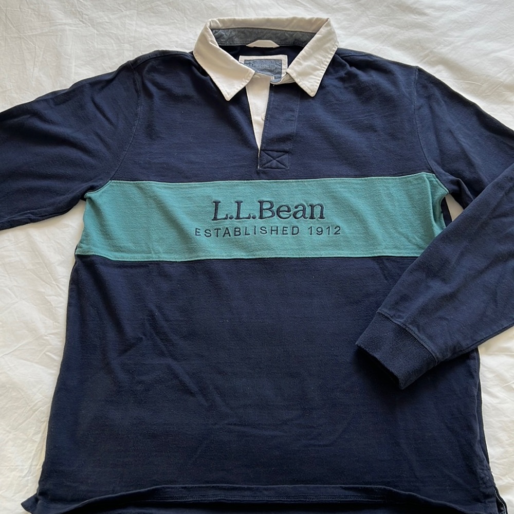 L.L. Bean Vintage Style Rugby - Men’s M